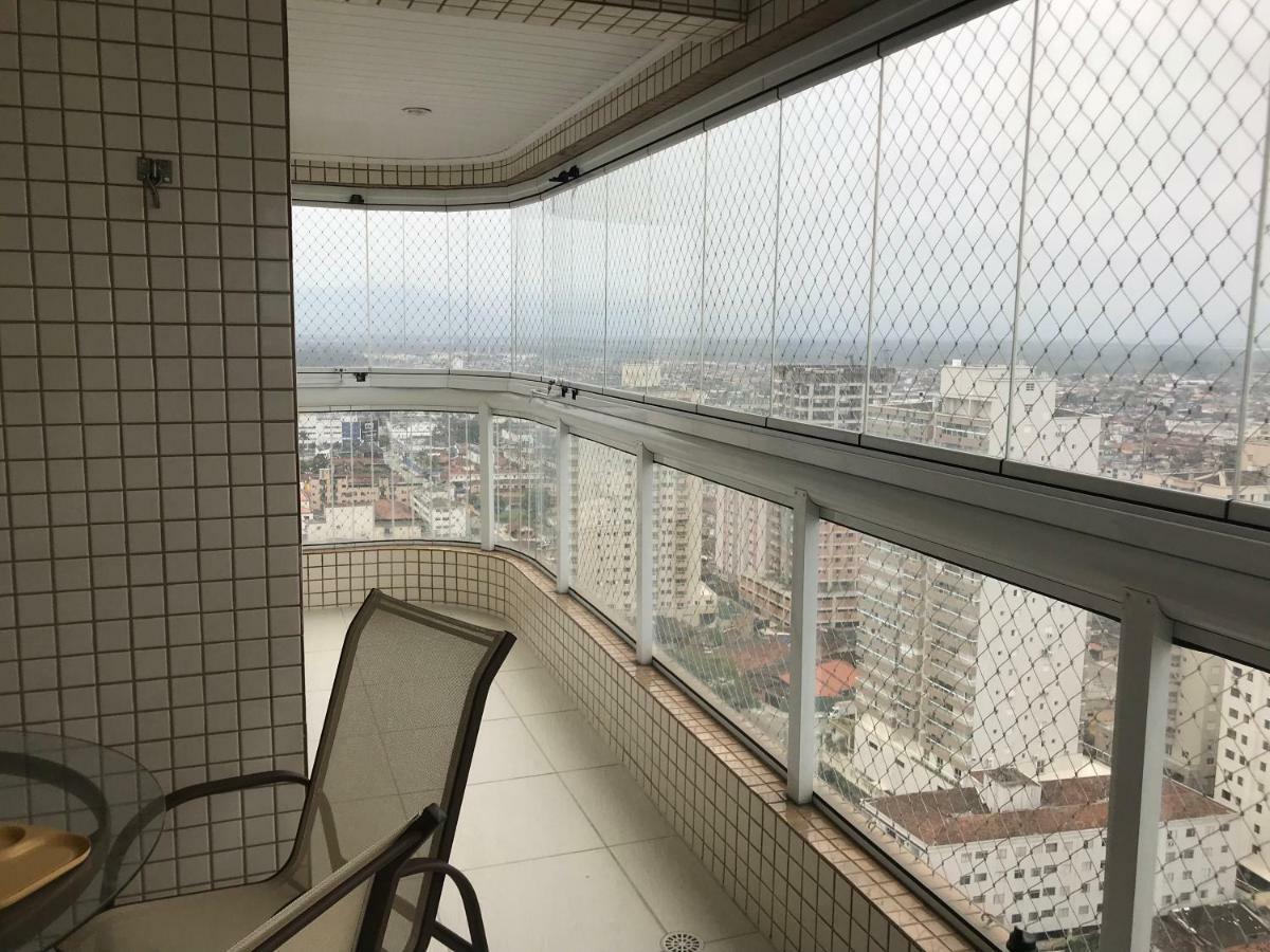 Apto Com Vista Para O Mar, 2 Vagas De Garagem E Churrasqueira Na Varanda Praia Grande  Exterior photo